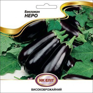Насіння Баклажан Неро (0,2г) | Насіння ранньостиглого ,циліндричного, темно-фіолетового баклажану PPN_11002 фото