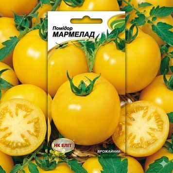 Насіння Помідор Мармелад (0,1г) |Насіння середньос тиглого, низькорослого, солодкого, яскраво-жовтого томату PPN_11117 фото
