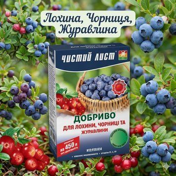 Добриво Чистий лист Лохина, Чорниця, Журавлина 300 г PPN_11843 фото