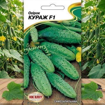 Насіння Огірок Кураж F1 (10 шт) | Огірок самозапильний  PPN_11386 фото