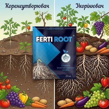 Полігенератор "Ферті Рут" 25мл | Стимулятор росту кореневої системи, коренеутворювач PPN_11634 фото