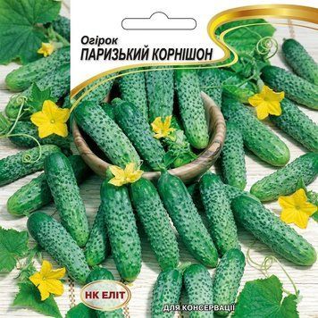 Насіння Огірок Паризький корнішон (1 г) | Огірок комахозапильний  PPN_11393 фото
